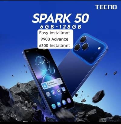 Tecno Spark 50 6/128 | With Box | Easy Installmnt