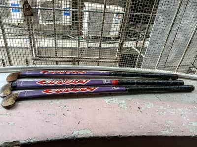 3 Hockey Sticks available for sale
