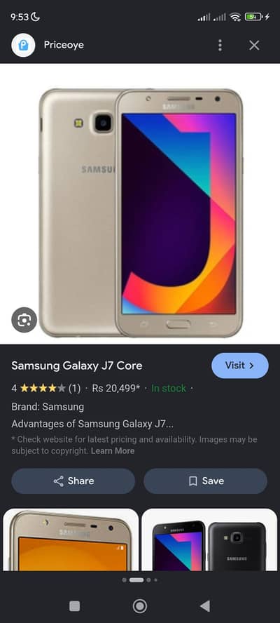 Samsung Mobile Galaxy j7