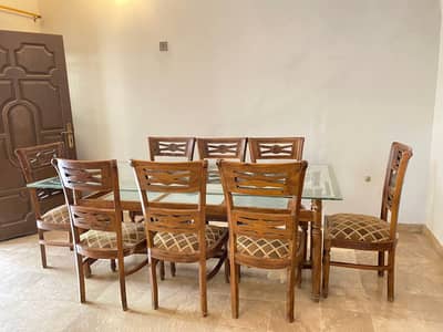 Wooden dining table