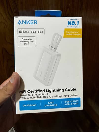 Anker ZOLO 20000 mah POWER BANK from USA with purchase slip