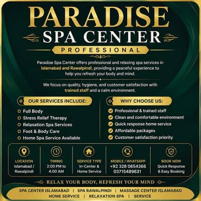 Paradise Spa Center  Professional