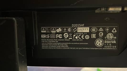 Dell D2015HF 22 inch screen 60Fps support 1080p
