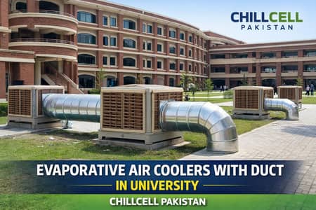 evaporative duct cooler and air fresh duct