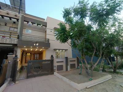 Rawalpindi Bahria Town Phase 8 5 Marla Brand New Designer House For Sale Single Unit 4Bed Rooms With Attechad Wash Front Back Open Bulaverd House  255 Demand