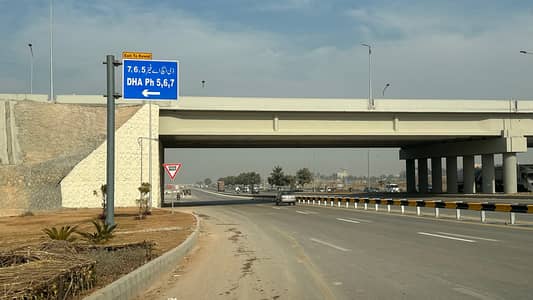 Best Investment 10 Marla Plot For Sale In Dha Express Way Sector F
