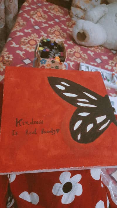 A butterfly painting