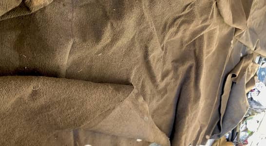 12x14 Feet Brown Plain Carpet | Home & Office Floor Carpet