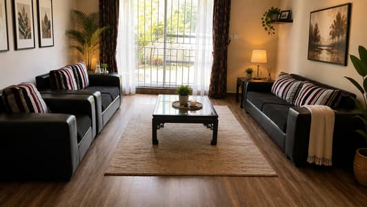 3 2 1 leather sofa good condition