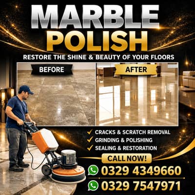 Floor Polishing Experts | Marble, Granite & Tiles Polish