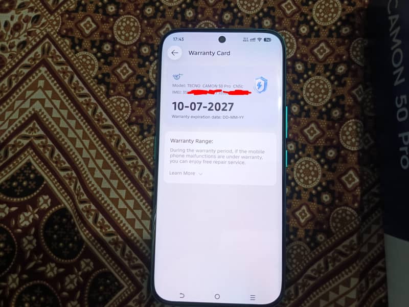 Tecno camon 50 pro 1