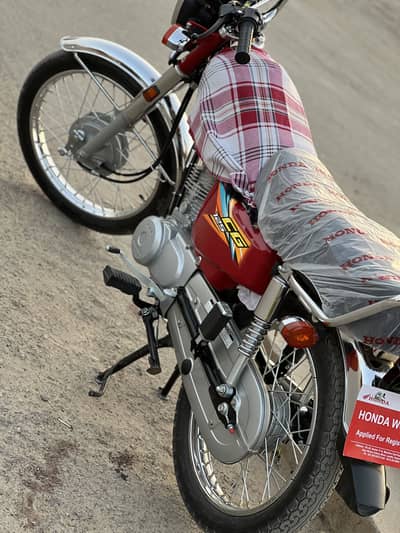 Honda cg 125 2026 4 Month June unreigesterd open lateer
