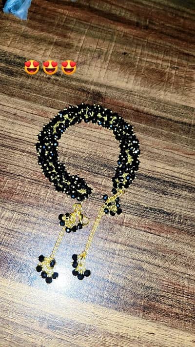 black gajra bracelet