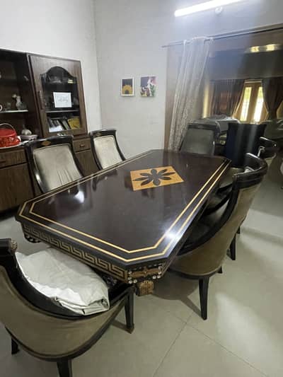 8 seater dinning table set