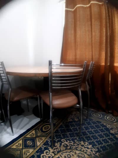 Table and chairs both