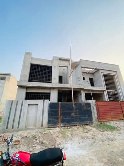 5 Marla Owner Build (Solid A+++) Gray Structure House With Modern Elevation Available For Sale In Platinum Block
