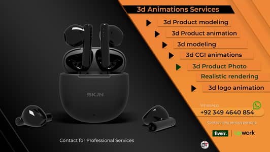 3D product modeling and animation services