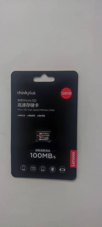 Lenovo Original SD card 128 GB / 100mb/s
