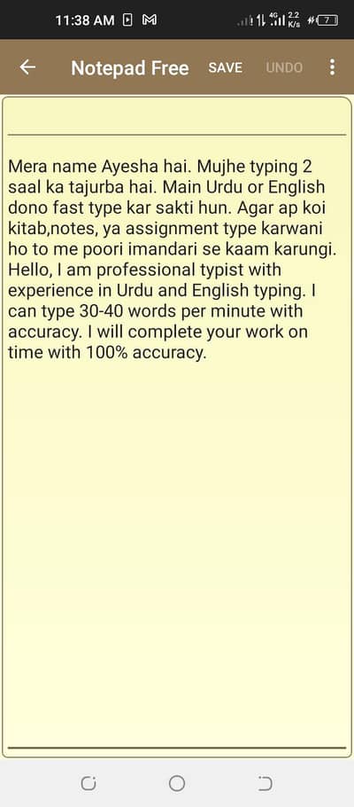 professional Urdu English typing fast Accurate