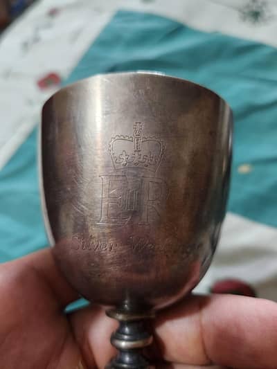 antiques silver glass 925 60 year old