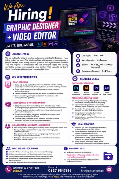 Graphic Designer & Video Editor