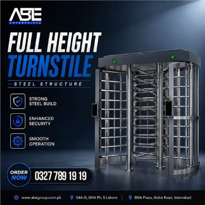 Full Height Turnstile Barrier