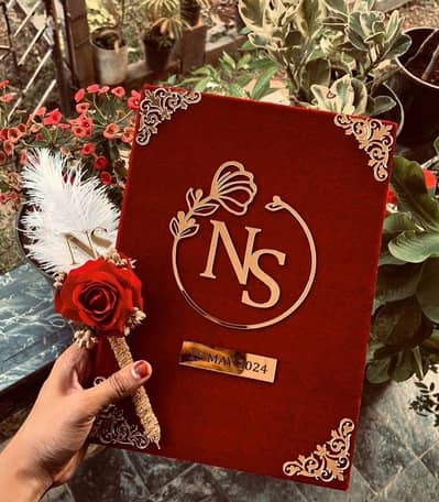 beautiful nikah booklet design 