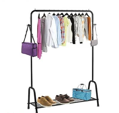 Metal 3-in-1 Rack for Clothes, Shoes, and Bags free delivery