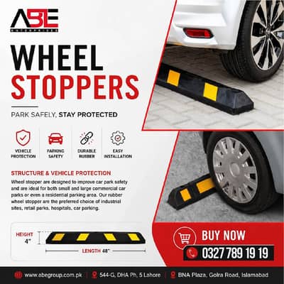 Heavy-Duty Wheel Stopper – Smart Parking Safety Solution