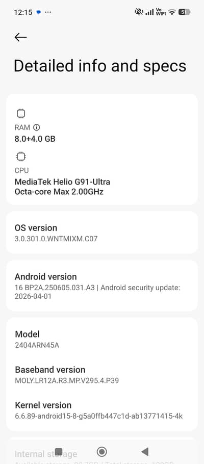 redmi 13c good condition 8 128 36k required
