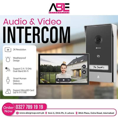 Smart Audio Video Intercom System | Modern Security Device