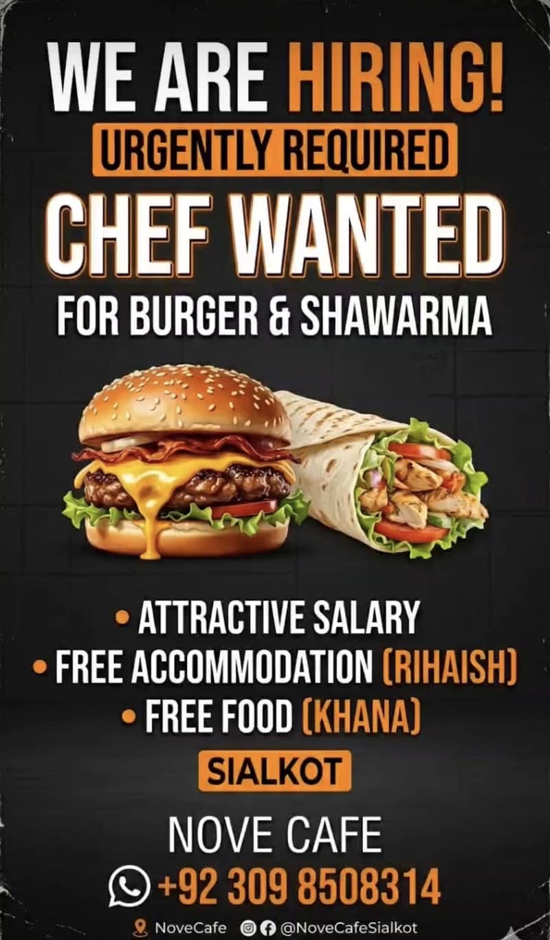 Chef required 0