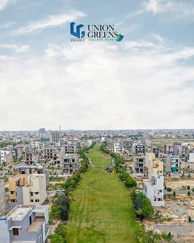 4 Mrla on Ground plot in Union Greens on main clg Road lahore for sale