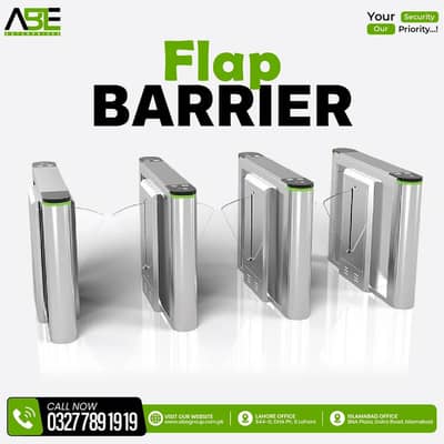 Smart Flap Barrier Gate System | Secure Access Control