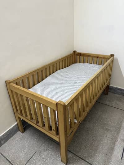 Baby Cot - Pine Wood