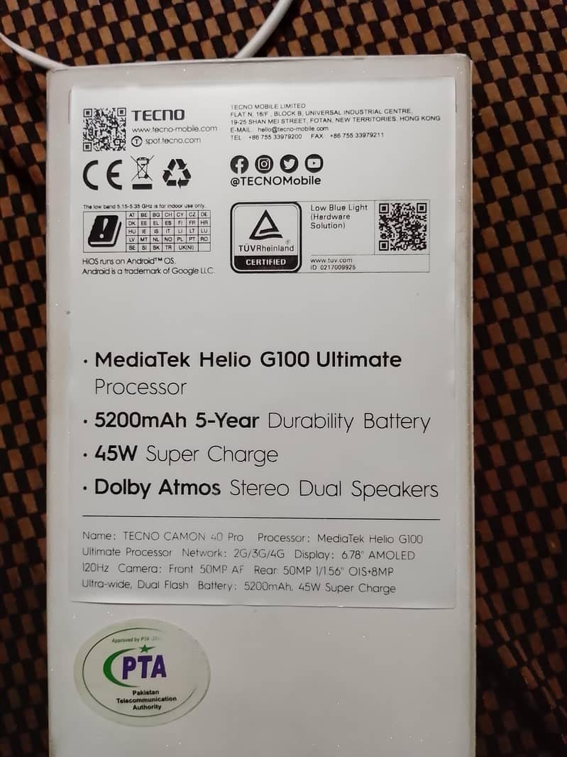 Tecno CAMON 40 Pro 6