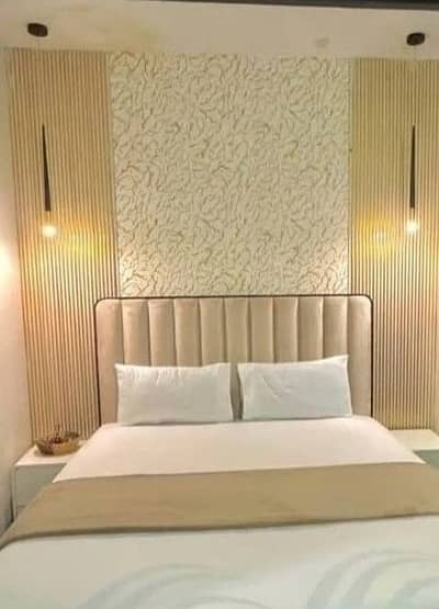 Daily basis and weekly basis one bedroom fully furnished luxury apartments available for rent Gulberg greens Islamabad