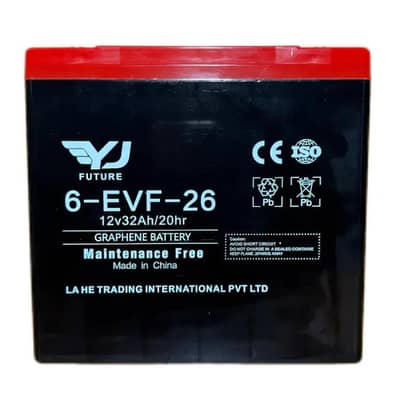 grephene used battery 12v 32ah 20hr