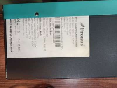 fronus inverter without solar card