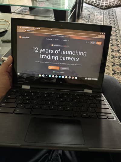 lenovo chrome book 03097754596 touch screen foldable 4gb 32gb no fault