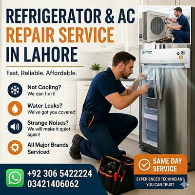 Refrigerator Repair & Maintenance / AC Gas Filling & Leakage Repair