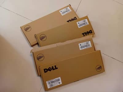 4 brand new wired DELL keyboards for sale.