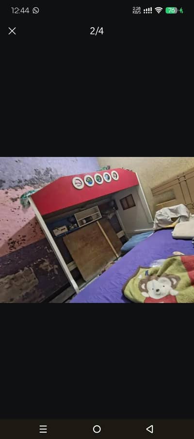Kids double bed