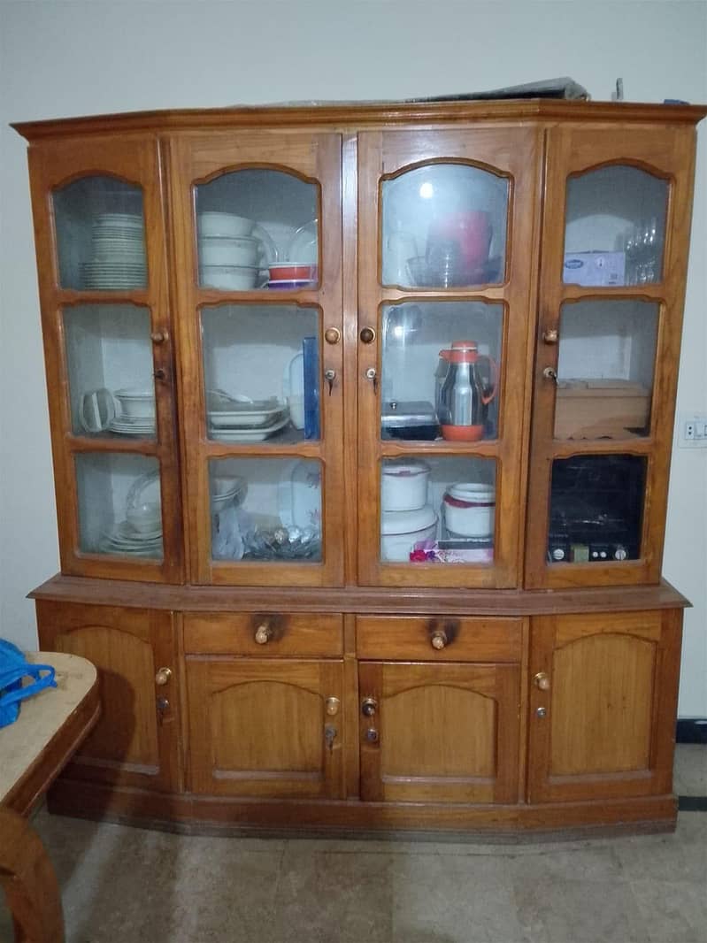 Solid wooden showcase 0