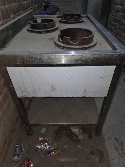3 Burner Chinese Store for Sale