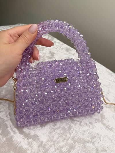 Luxury Handmade crystal  Mini Bag