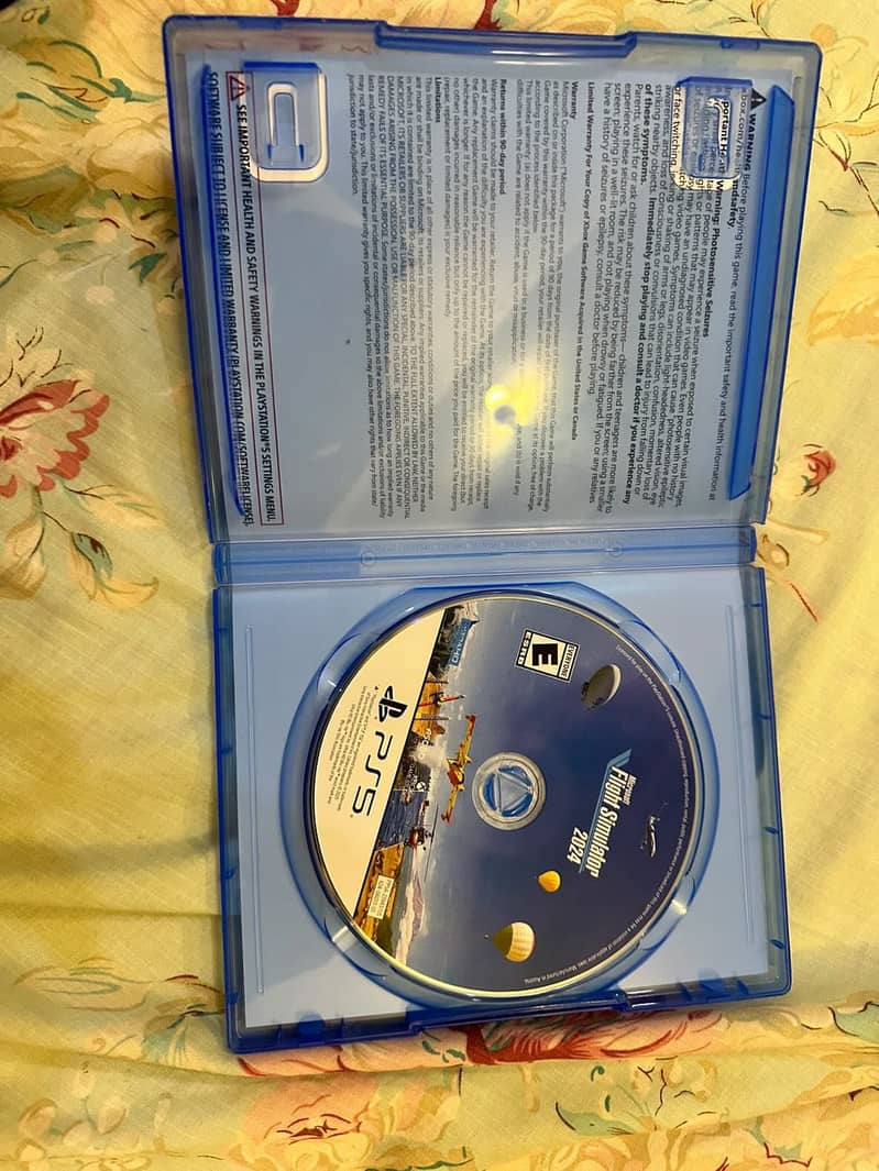 Microsoft flight simulator 2024 ps5 CD 1