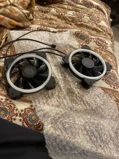 CoolerMaster FM120 Halo RGB fans