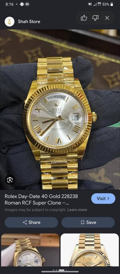 Rolex Day-Date Replica | Gold Plated | Working