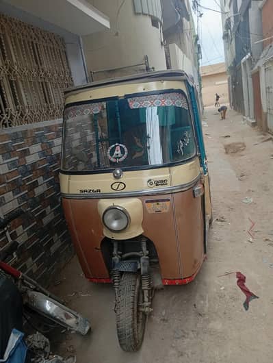 sazgar Rickshaw yellow colour